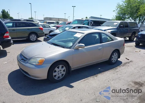 2002 Honda Civic Ex from USA, damaged, VIN 1HGEM22082L098507
